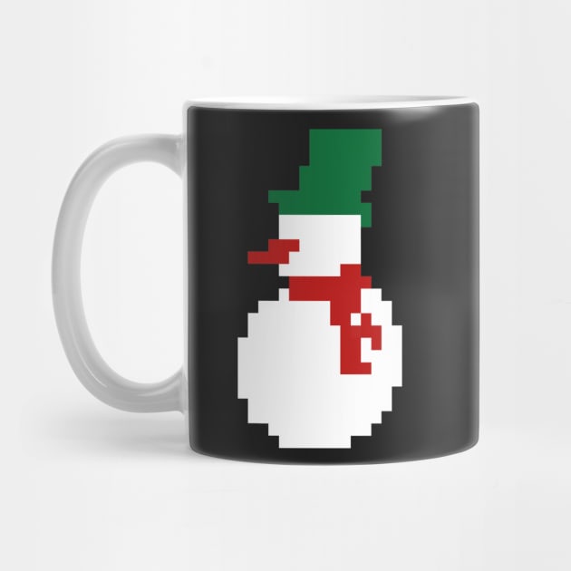 Snowman Pixel Art by christinegames